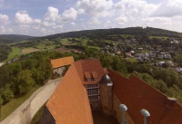 Multicopter über Schloss Spangenberg_15