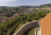 Multicopter über Schloss Spangenberg_23