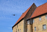 Multicopter über Schloss Spangenberg_29