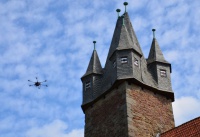 Multicopter über Schloss Spangenberg_42