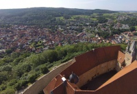 Multicopter über Schloss Spangenberg_4