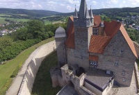 Multicopter über Schloss Spangenberg_6