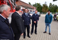 Übergabe Bewilligungsbescheid für Drehleiter durch Staatssekretär Mark Weinmeister_14